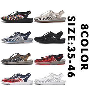 ORNGMALL Shoes 🔥Woven Sandals🔥Casual Style Men Women Beach sandals (Multicolor) Strappy Sandals Plus Size 35-46【Fast Delivery Cheap Price】