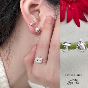 Hoa Tai Hình Quả Lê Không Đối Xứng Cho Nữ Thiết Kế Độc Đáo Cao Cấp Cảm Giác Lạnh Phong Cách Đơn Giản Trang Sức Tai Thời Trang