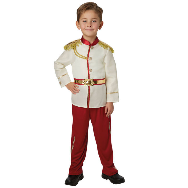 kids Prince Charming Costume for Children Halloween Cosplay The King ...