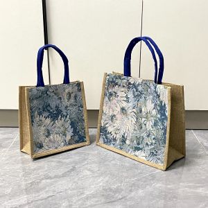 กระเป๋าผ้าใบ Tote Bag ขนาดใหญ่ ความจุสูง กระเป๋าสะพายไหล่ผ้าใบสำหรับเดินทาง กระเป๋าถือแฟชั่นสำหรับทำงาน