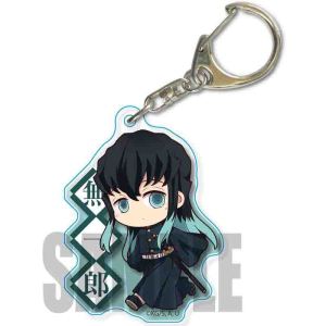 Bandai | Demon Slayer Keychain Tanjiro Nezuko Zenitsu Anime Figure Pendant School Bag Accessory In Stock