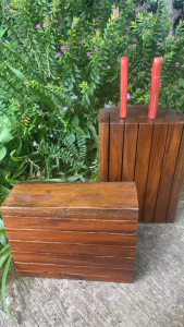 ที่เสียบมีดไม้สักอเนกประสงค์ ความสูง 25-30 ซม. ความกว้างตามสัดส่วนรูปทรงกึ่งธรรมชาติ ที่เสียบมีด ที่เสียบมีดอเนกประสงค์ ที่เก็บมีด