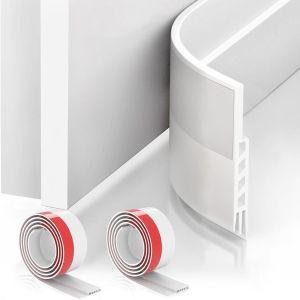 1PC 39.37inch Silicone Door Draught Excluder Door Bottom Sealing Strip Tape Weatherstrip Waterproof Wind Proof Sound Insulation