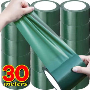 30M Strong Sticky Tarpaulin Repair Patches Waterproof Self-Adhesive Tapes Outdoor Truck Tent Cover Awning Tape for Camping