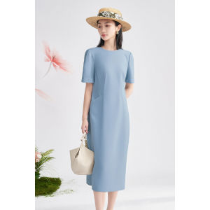 Misoshine | Elegant and Slimming Acetate Dress A-line