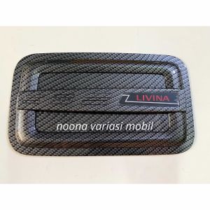 Cover Tangki Bensin Nissan Livina lama old hitam carbon