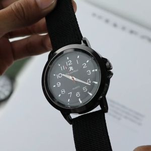 PhiLipe Ricci Jam Tangan Pria Tali Kanvas Terbaru Analog KNVS1 Free Box