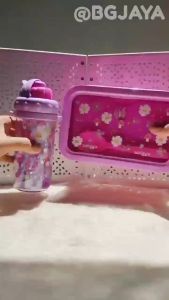 430ML Kids Smiggle Water Bottle BPA Free with Straw Botol Air Kanak (BGJAYA)