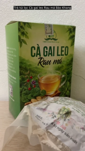 Trà cà gai leo rau má combo 2 hộp trà rau má túi lọc trà túi lọc cà gai leo thanh nhiệt giải độc gan mát gan men gan cao gan nhiễm mỡ