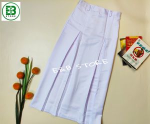Rok Span putih Smp belah 2