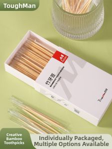 TAFUMAN | High Grade Individually Wrapped Double-Head Bamboo Toothpicks