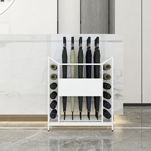 Commercial Umbrella Stand for Hotel Lobby And Company Classroom Metal Construction Storage Rack Iron Material Customizable