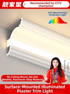 LIANGJIAXING | Aluminum Imitation Gypsum Line Surface Mounted Light Strip