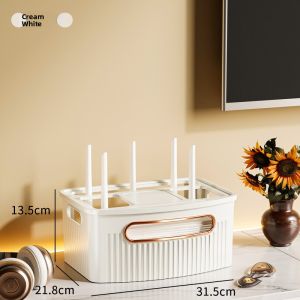 MEIZHUFU | Desk Top Socket & Wire Organizer Box
