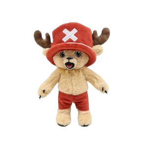 Bandai | Anime 1 Piece Chopper Plush Doll Cute Ship Doctor Deer with Pink Hat Anime Peripherals Toy Birthday Christmas Gift