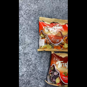 Elvan Truffle Cokelat isi Krim Rasa Caramel Coconut Hazelnut Milk Strawberry Tiramisu - Chocolate Truffle Arab Turki Aneka Rasa - Compound Chocolate With Crisped Rice and Cream - Coklat Truffles Rasa Kelapa Caramel Hazelnut Susu Stroberi Tiramisu 115-120g