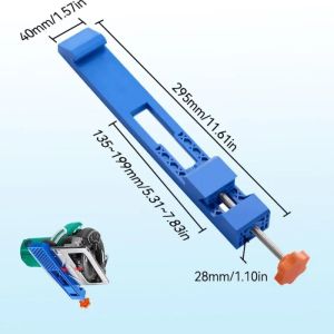 JUSTINLAU 1PC Circular Saw Milling Fixture Adjustable Cutting Machine Base Guide Rail Suitable for 4inch Dust Cutting Machine