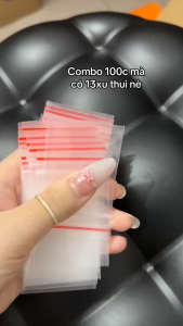 Túi Ziplock PE Trong Suốt Túi Hèm Kéo Đựng Thực Phẩm Chống Ẩm Đa Năng Cho Nhà Bếp Và Du Lịch