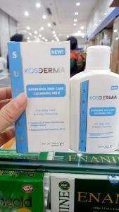 Sữa tắm y khoa Kosderma - Làm Sạch Sâu Giảm Nhờn Mụn Vim Nang Lông Nấm ghẻ -150ml - NK Thổ Nhĩ Kỳ