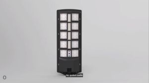 【50X brightness】Lucky-PP 6000W Solar Street Light Outdoor LED Solar Flood Lights Outdoor Dusk to Dawn Motion Sensor with Remote Control & Bracket Security Solar Outdoor Lights IP67 Waterproof Lamp for Yard Garden Street Solar light LED street light