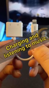 YESPLUS YS-804 Type-C/Lightning 2 in 1 3.5MM Charging and Music Plug Adapter