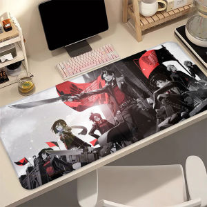 Bandai | Anime Mousepad A-Attack on T-Titan Levi Ackerman Mikasa Large Gaming Desk Mat Anti-slip Stitched Edge Computer Gamer Accessory