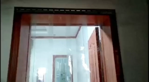 KKOLE Transparent soft door curtain yellow transparent white door curtain accessories keel
