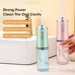 Niye Oral Irrigator Dental Water Flosser For Cleaning Teeth USB Rechargeable Water Floss Jet Tooth Pick 4 Tips Mouth washing machine