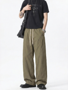 Wood soon | Deconstructed Design Straight Cotton Pants for Men