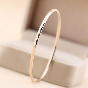 Elegant Minimalist Titanium Steel Bangle