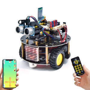Keyestudio | KEYESTUDIO Multifunction Smart Turtle Robot Car V3.0 For Arduino Robot DIY STEM Electronics Programming Learning Kit