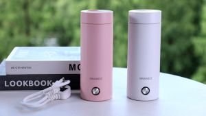 Fiza Mall Electronic Portable Kettle Cup 400ml Vacuum Travel Flask Thermal Cup 400ml