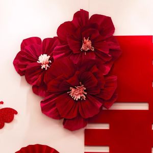 SILE | Wedding Decorative Wrinkled Paper Flowers