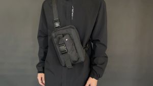 LABER LEE Tas Selempang Pria Waist Bag Anti Air Premium Oxford Mens Bag Casual Sling Bag