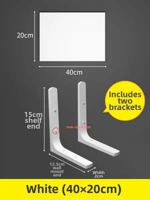 LINJIAXIAOZI | Wall Mounted Shelf Wooden Storage Board