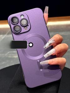 DAIMANG | Multi-Function Magnetic Charging Phone Case Purple