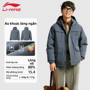 Li-Ning | Áo Khoác Dài Mỏng Gió Ấm Dành cho Mùa Đông
