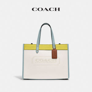 COACH/Outlet Women Color Match COACH Badge FIELD30 Tote bag