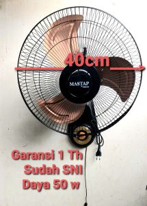 KIPAS ANGIN DINDING 16 INCH TORNADO BISA SWING FULL BESI GARANSI 1 TAHUN