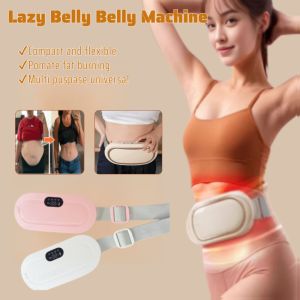 Lazy Belly Abdominal Massage Machine Thin Waist Leg Electric Massager Fat Burning Weight Loss Rechargeable Heating Belt