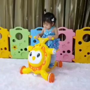 รถหัดเดินขาไถ&ม้าโยก รถหัดเดิน4in1 รถหัดเดินม้าโยก ม้าโยกเยก ใช้งานได้ถึง4แบบ มีเสียงเพลง มีไฟ คุ้มมาก [TS-01]