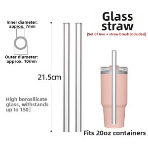 Ultra-Long Replacement Glass Straw 30cm