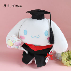 Graduation Doll Robe Doctorial Hat Student Clothes Cinnamoroll Babycinnamoroll Cinnamon Dog White Doll Student Kindergarten Memorial