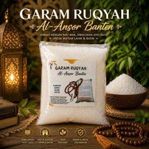Garam Kasar Asmak Al-Ansor Banten 1/2kg Plus Packing