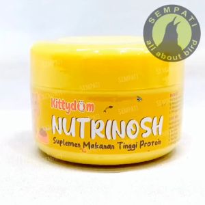 SEMPATI Nutrinosh 100 Gram Makanan Kucing Cat Kitten Adult Anabul Vitamin Rawat Bulu Tulang Tubuh Kucing Obat Tambah Nafsu Makan Naik Gemuk Penggemuk Tubuh Bulu Kucing Lebat