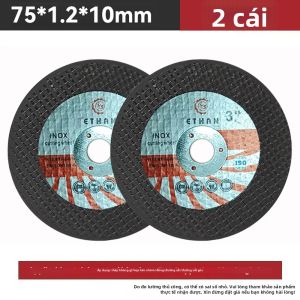 Đĩa Mài Góc 3 Inch Cắt Kim Loại Vòng Thép Dày Dùng Cho Sắt Đồng Thép Không Gỉ Mài Bằng Chất Kết Dính Nhựa Dụng Cụ Mài Tự Làm Tại Nhà