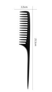 Thickened Wide Tooth Comb Professional Stylist Big Tooth Hairdressing Comb Curling Hair Durable Personal Care Hairbrush