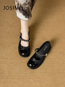 Josiny | Retro Mary Jane New Versatile Mid-heel Chunky Heel Shoes for Women