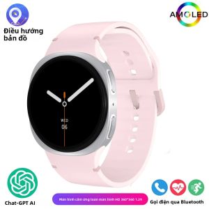 Đồng Hồ Thông Minh Classic Watch 8 Mini GPS Tracker Dành Cho Nam Nữ Màn Hình AMOLED Theo Dõi Nhịp Tim Gọi Bluetooth Chống Nước Thể Thao Thể Dục.