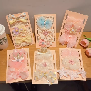 Baby Headbands 3Pcs/Set Kids Headwear Girls Turban Toddler Hair Accessories Newbom Cute Lace Flower